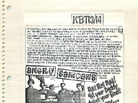ANGRY SAMOANS Metal Mike Scrapbook 1980 – P.J. Galligan on Lead Guitar Page 24